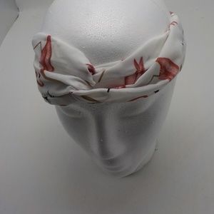 Women's Soft Wide Sports Yoga Headband White